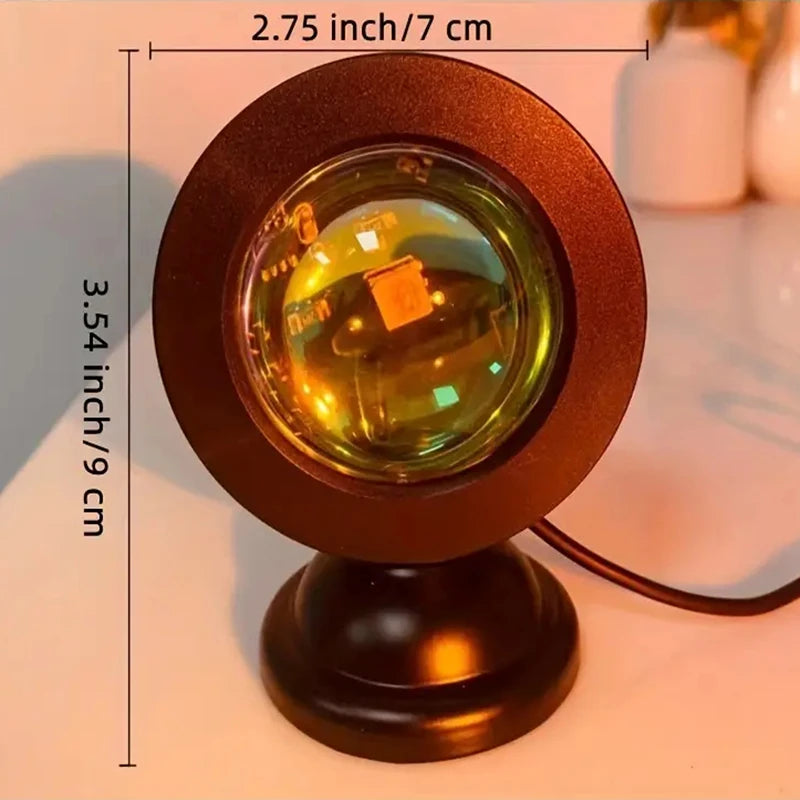 Sunset Lamp Projection